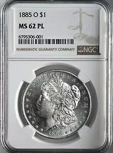 1885-O $1 [K Vo[ h NGC MS62 PL #6795306-001 u؋̂悤ȁv\!