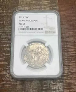 1925 50C Xg[ }Ee NGC O[h MS64