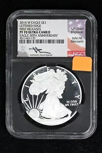 2016-W �v���[�t �V���o�[ �C�[�O�� NGC PF 70 UC LE 1st �����[�X 30th Anni Mercanti 33EV