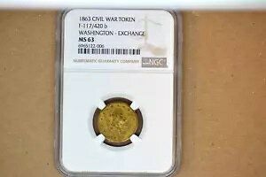 1863 NVg̏ёƍ / Bt@h-117/420 bD NGC MS-63