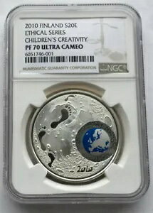 �t�B�������h 2010 NGC PF70 Chrildren's Creativity 20 ���[�� 1�I���X �V���o�[ �R�C���A�v���[�t(001)