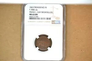 ���[�h�A�C�����h�B�B�ۗ��B 1863�N �t�����N�EL�E�Q�C�B�t�@���h-700E-2a�B NGC MS-63BN