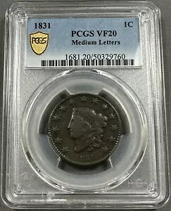 1831 Rlbg wbh [W Zg 1c - PCGS VF20 ~fBA ^[ - Ât