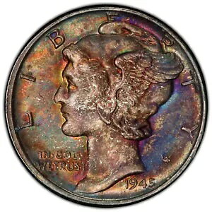 1945 P tBftBA MS66 }[L[_C 10C PCGS A185