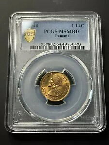 �p�i�} 1940 1 1/4 �Z���e�V���X - PCGS MS64 RD