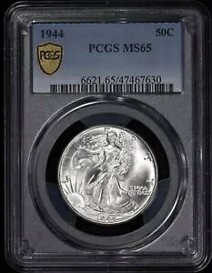 1944 EH[LO oeB 50c Vo[ n[t_[ PCGS MS 65