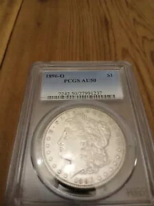 F PCGS AU50 1896 O K h݁AP[X