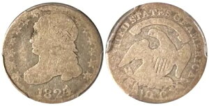 1824/2 PCGS AG03 - �L���b�v�h �o�X�g �_�C�� 10c - �j�[�X ���[ �X�g���[�g �O���[�h - ��������