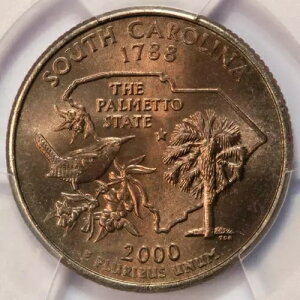 2000 D PCGS MS65 sK؂ɃAj[ꂽvVFbg TEXJCi NH[^[ ~g G[