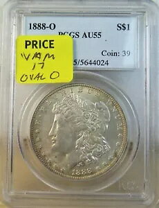 1888 O �����K���h�� PCGS AU55 *VAM 17 �I�[�o�� O TOP100*