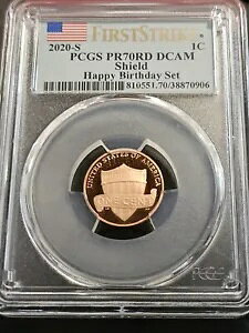 PCGS 2020-S PR70RD DCAM * �t�@�[�X�g�X�g���C�N * �n�b�s�[�o�[�X�f�[�Z�b�g * 1/19 *