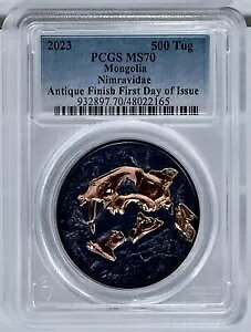�j�������B�_�G Evolution of Life 2023 �����S�� �A���e�B�[�N �V���o�[ PCGS MS 70 �����b�L