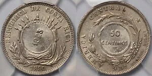 PCGS �O���[�h AU58 �R�X�^���J 1923/1890 50 �Z���e�B���X �J�E���^�[�X�^���v�t�����