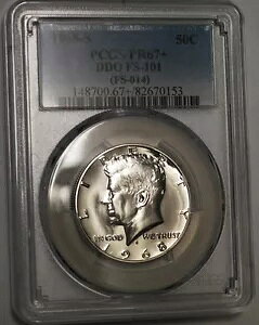 ***Brilliant 1968-S PCGS PR 67 + Plus DDO FS-101 Kennedy Half Cherry Picker ***