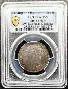 1840 (C �܂��� B) �C���h �C�M���X ���s�[ PCGS AU 58 �g�[�j���O eBay �T���O���[�h�̍Œቿ�i