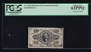 US 10c [ʉݎ O[ obN FR 1255 PCGS 63 Ch CU (025)