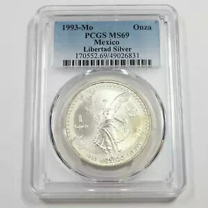 1993 Mo PCGS MS69 - ���L�V�R - �g�[�� 1 �I���X �V���o�[ ���x���^ �I���U #49729A