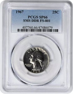 1967 ���V���g�� �N�H�[�^�[ SMS DDR FS-801 SP66 PCGS