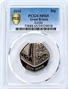 2016  50p V[h A[Y MS65 PCGS pRC CMX