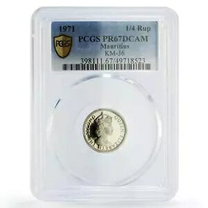 [VX 1/4 s[aݕ NC[ GUxX PR67 PCGS CuNi RC 1971