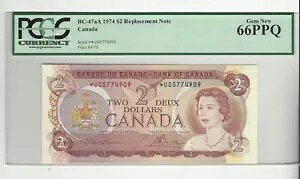 1974 Ji_ $2 Lawson/Bouey *U/G 5774909 BC-47aA PCGS GEM-66 PPQ Repl.L