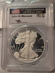 2008 W �v���[�t �V���o�[ �C�[�O�� PCGS PR70 DCAM �W���� �����J���e�B ���M�T�C������t���b�O ���x��