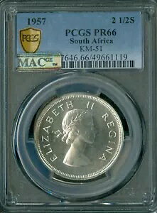 1957 AtJ 2.5 VO PCGS PR66 PQ 2 Ԗڂ̍ō Macs |bgX *