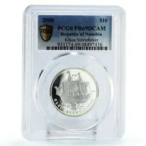 �i�~�r�A 10 $ �D���N���E�X �X�g���e�x�b�J�[ �V�b�v �N���b�p�[ PR69 PCGS ��� 2008