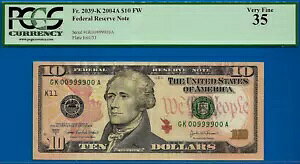 2004A $10 �A�M������s���� PCGS 35 �l�C������A���߂��Ă���X�[�p�[ ���[�_�[ 00999900
