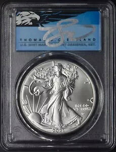 2021 T-2 �A�����J�� �V���o�[ �C�[�O�� PCGS MS70 FDOI �N���[�u�����h �����ς� ?COINGIANTS?