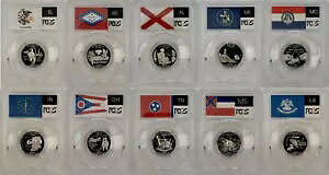 2002 & 2003 S Xe[g v[t Vo[ PCGS 69 DCAM 10 RC NH[^[ Zbg