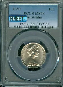 1980 I[XgA 10 Zg PCGS MS68 PQ MAC ō & X|bgX *