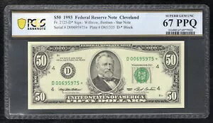 FRB 2125-D* 1993 $50 *X^[* FRN InCIBN[uh PCGS   UNC-67PPQ (U)