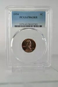 PR63RB 1954 ���b�h �u���E�� �����J�[�� �E�B�[�g �y�j�[ PCGS �O���[�h �v���[�t �R�C�� ���A 1 �Z���g