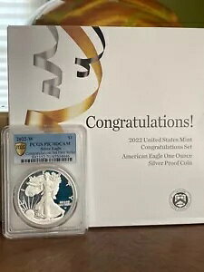2022 W �A�����J�� �V���o�[ �C�[�O�� ���߂łƂ��Z�b�g PCGS PR70DCAM �t�@�[�X�g �X�g���C�N