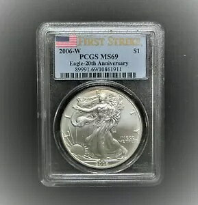 2006-W PCGS SP69 20���N�L�O 1�I���X ���o���V���o�[ �A�����J���C�[�O�� $1 �R�C�� ?911?V71