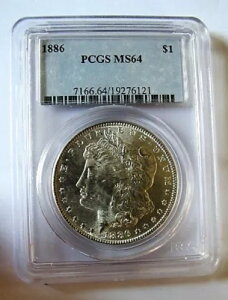 1886 P VAM 6 LDS PCGS MS64 HIGH 6B High 6�A�����̏Փ˕\�� n 2 �Ԗڂ̃R�C��