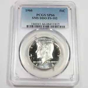 1966 P PCGS SP66 SMS DDO FS-102 - PlfB n[t_[ 50c čRC #46821A