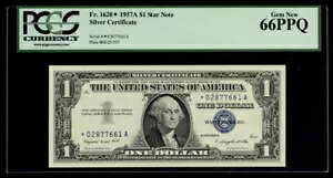 �}���b�N $1.00 1957A Fr 1620 PCGS 66 PPQ �X�^�[�m�[�g�B GE..�����ƌ���.. pm0005