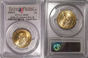2008 P W Q A_X vWfV h $1 PCGS SP69 |WV B Tedグ