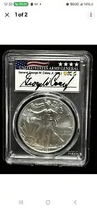 2020- �A�����J�� �V���o�[ �C�[�O��- PCGS- MS70- FDOI- �W���[�W W. �P�[�V�[ �W���j�A���R ����