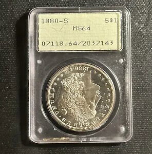 1880-S [K Vo[ _[ ? MS64 PCGS g[ ? \ʂ̂悤ȃv[t