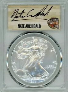 2021 (P) $1 AJ Vo[ C[O PCGS MS70 FDOI NATE TINY ARCHIBALD HOF