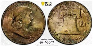 ????1954 �t�����N���� 0.5 �h�� PCGS MS65 FBL! - TRUEVIEW MONSTER �g�[��!!!????