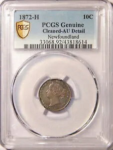 1872-H j[t@hh Vo[ 10 Zg PCGS AU ڍ 10c