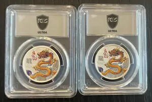 Ultra Breaks 2024 50C PCGS MS70 �I�[�X�g�����A �C���[ �I�u �U �h���S�� �I�����W ���|�b�v 180