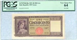 C^A 500  1948 P80a UNC