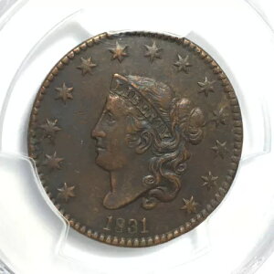 1831�N�}�g�����R���l�b�g�w�b�h1C�A�傫�ȕ����B PCGS����XF�f�b�c�B���_���[�W