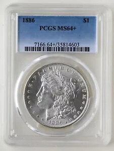1886 �����K�� �h�� PCGS MS64+ (MS64 PLUS) ���