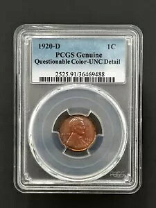 1920 D �E�B�[�g �Z���g (PCGS �����ʁA�����R�C��)